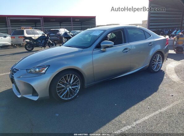 JTHBA1D20H5046528 2017 LEXUS IS 200T Gray Vista tres cuartos delantera izquierda