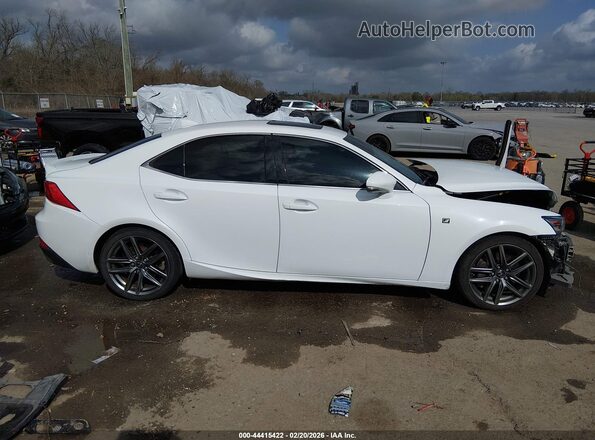 JTHBA1D20H5055083 2017 LEXUS IS 200T White Սալոնի 360 աստիճան տեսք
