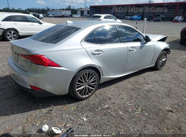 JTHBA1D21H5055593 2017 LEXUS IS 200T Silver Rear right