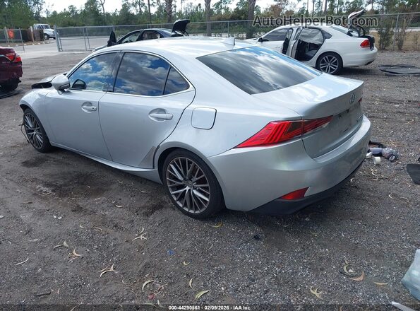 JTHBA1D21H5055593 2017 LEXUS IS 200T Silver Rear left