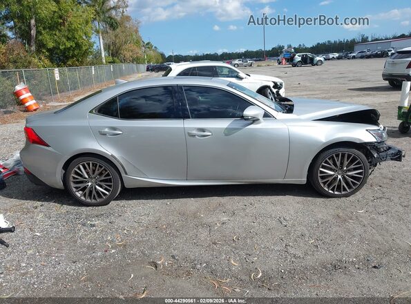 JTHBA1D21H5055593 2017 LEXUS IS 200T Silver Rear interior view