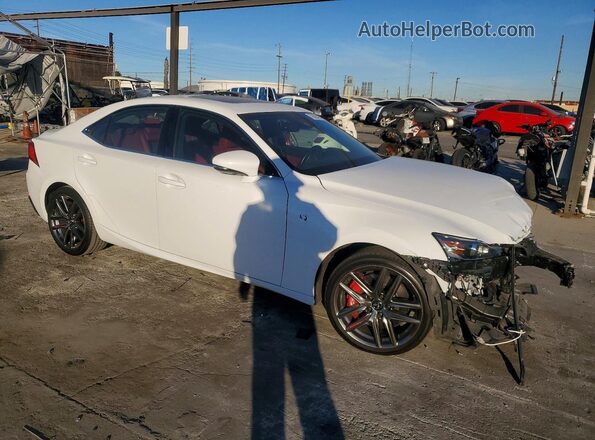 JTHBA1D21K5091341 2019 LEXUS IS White Передня права чверть