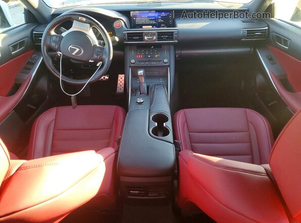JTHBA1D21K5091341 2019 LEXUS IS White Вид панелі приладів