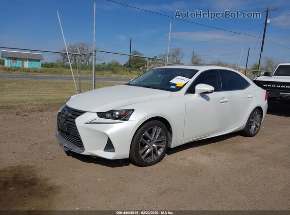 JTHBA1D21K5094188 2019 LEXUS IS 300 White წინა მარცხენა ხედი სამი მეოთხედიდან