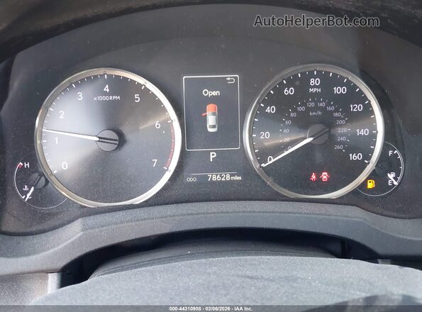JTHBA1D25H5045634 2017 LEXUS IS 200T White Widok tylnych siedzeń