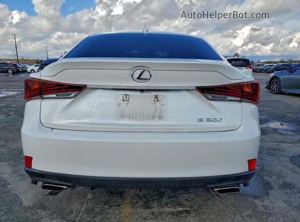 JTHBA1D25K5091987 2019 LEXUS IS White Вид ззаду