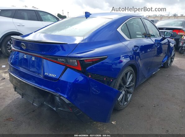JTHBA1D25S5135731 2025 LEXUS IS 300 Blue Задня права чверть
