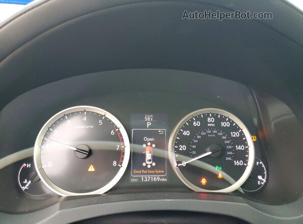 JTHBA1D26G5005867 2016 LEXUS IS Серебряный Вид щитка приборов
