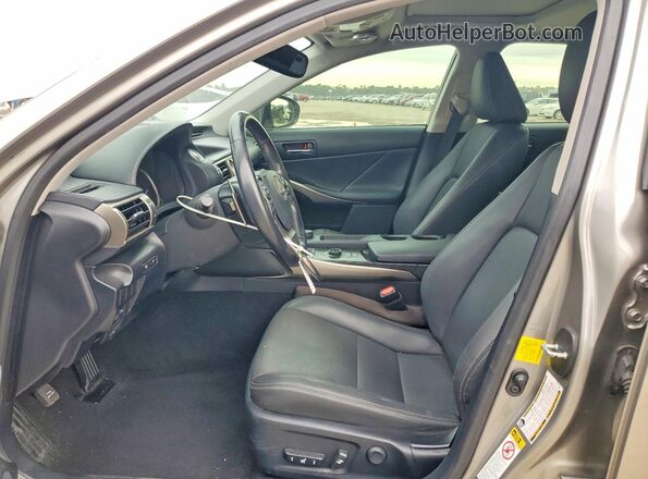 JTHBA1D26G5005867 2016 LEXUS IS Серебряный Вид салона спереди