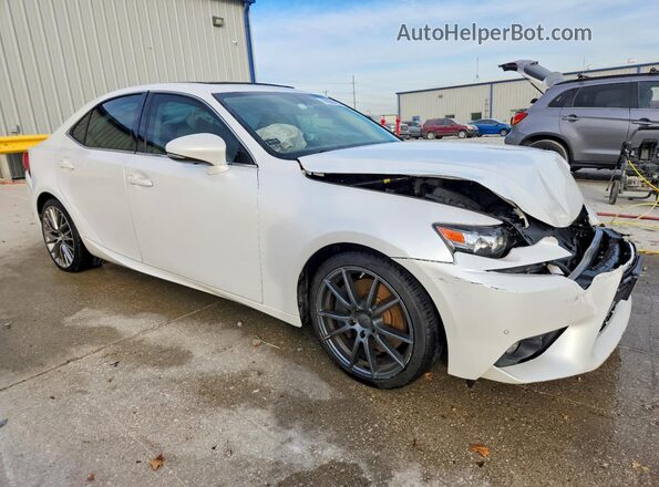 JTHBA1D27G5003996 2016 LEXUS IS White წინა მარჯვენა