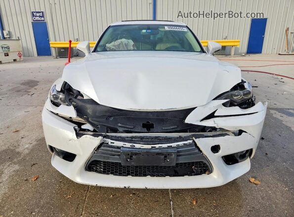 JTHBA1D27G5003996 2016 LEXUS IS White წინა ხედი