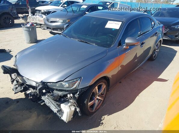 JTHBA1D2XH5057469 2017 LEXUS IS 200T Gray Front left
