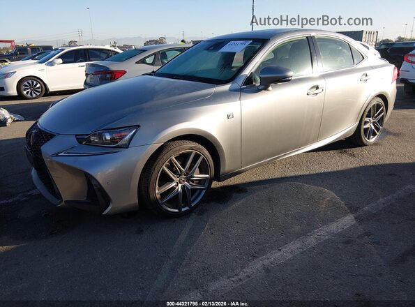 JTHBA1D2XK5093881 2019 LEXUS IS 300 Gray Front left