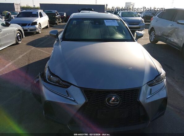 JTHBA1D2XK5093881 2019 LEXUS IS 300 Gray Instrument cluster view
