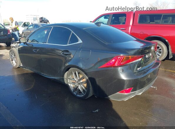 JTHBE1D2XH5030955 2017 LEXUS IS 350 Black Tył lewy