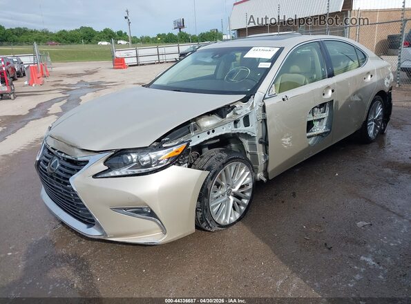 JTHBK1GG1G2214164 2016 LEXUS ES 350 Beige Передня ліва чверть