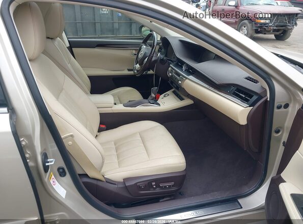 JTHBK1GG4G2223439 2016 LEXUS ES 350 Gold Widok wnętrza z przodu