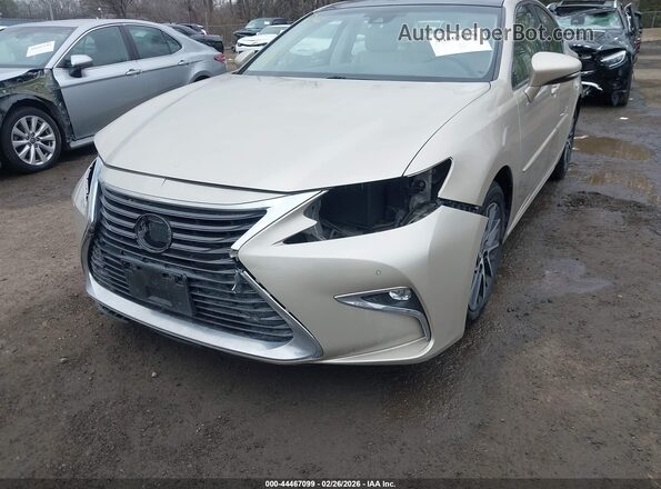 JTHBK1GG4G2223439 2016 LEXUS ES 350 Gold Widok z przodu