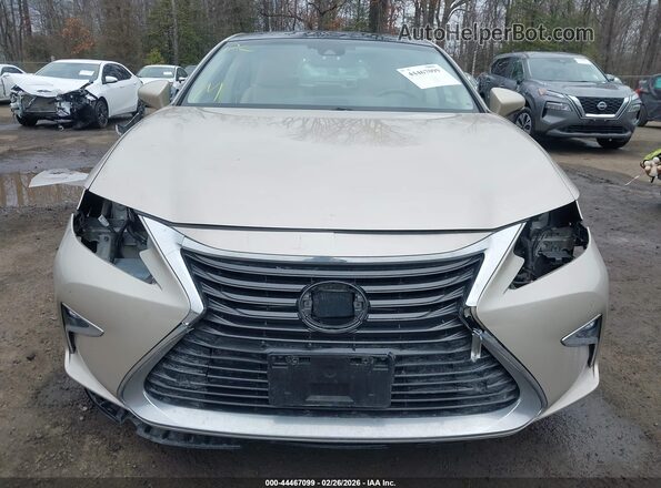 JTHBK1GG4G2223439 2016 LEXUS ES 350 Gold Widok wnętrza z tyłu