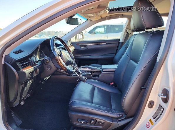 JTHBK1GG9G2239023 2016 LEXUS ES White Vista interior delantera
