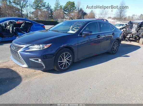 JTHBK1GGXG2212400 2016 LEXUS ES 350 Blue Vista tres cuartos delantera izquierda
