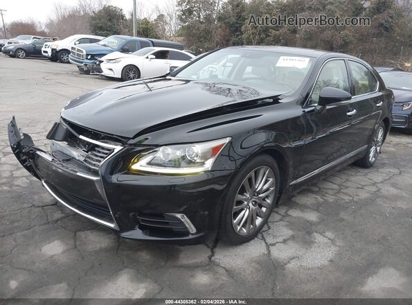 JTHBL5EF8H5145245 2017 LEXUS LS 460 Black Առջևի ձախ երեք քառորդ տեսարան