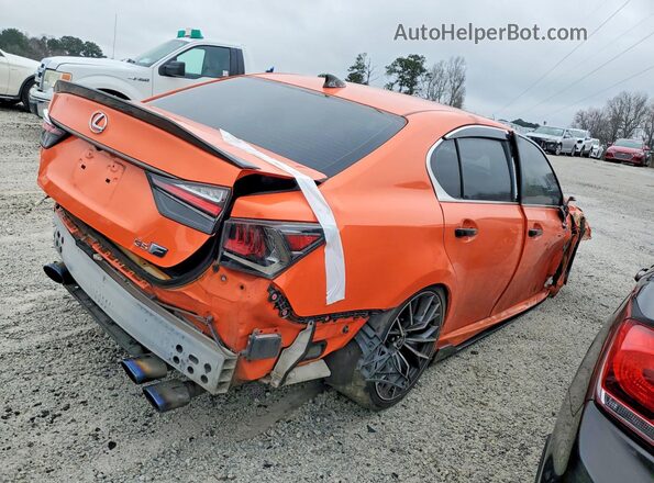 JTHBP1BL3GA000854 2016 LEXUS GS-F Orange Tył prawy