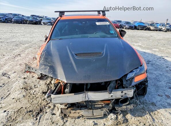 JTHBP1BL3GA000854 2016 LEXUS GS-F Orange Widok z przodu
