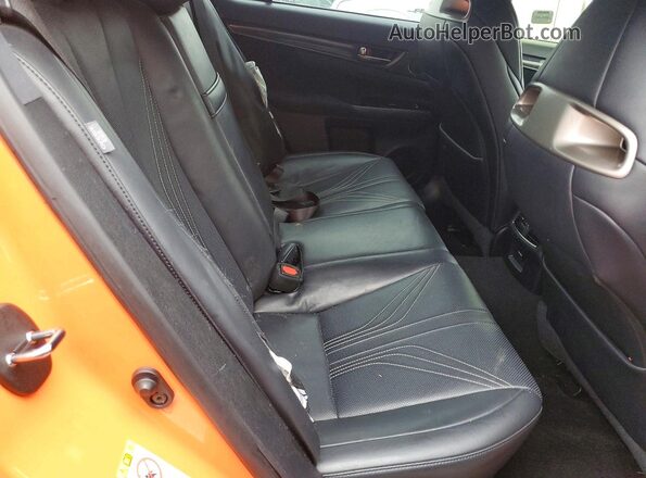 JTHBP1BL3GA000854 2016 LEXUS GS-F Orange Widok tylnych siedzeń