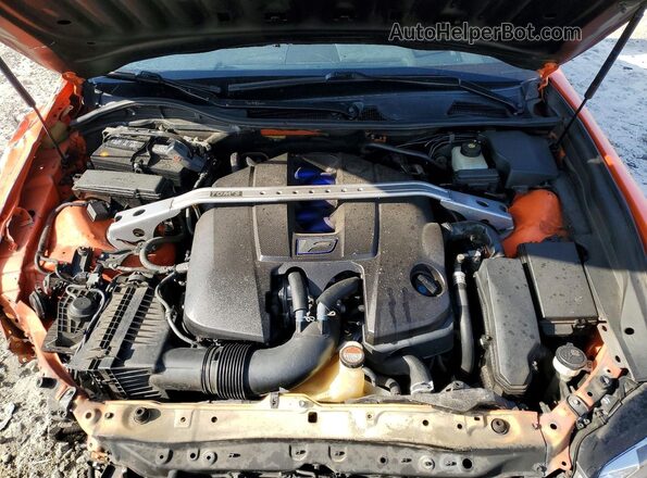 JTHBP1BL3GA000854 2016 LEXUS GS-F Orange Widok wnętrza z tyłu