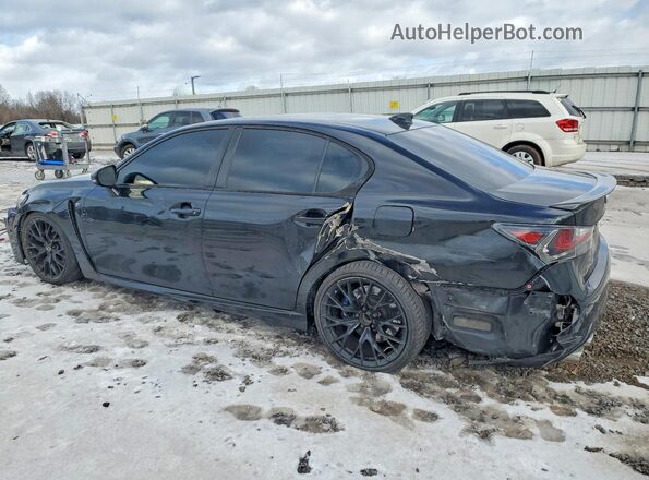 JTHBP1BL4GA000653 2016 LEXUS GS-F Black Tył lewy
