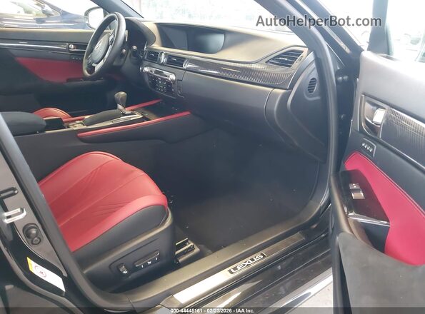 JTHBP1BL7GA000856 2016 LEXUS GS-F Black Սալոնի դիմացի տեսք