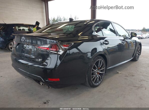 JTHBP1BL7GA000856 2016 LEXUS GS-F Black Հետևի աջ