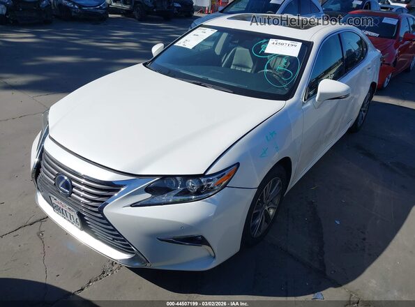 JTHBW1GG3G2106424 2016 LEXUS ES 300H Белый Передняя левая четверть
