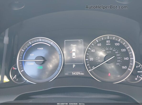 JTHBW1GG3G2106424 2016 LEXUS ES 300H Белый Вид задних сидений