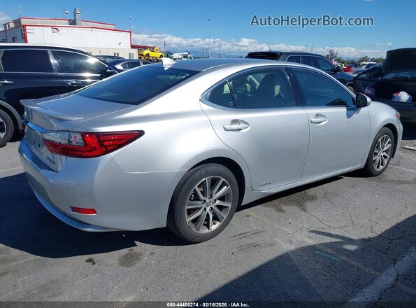 JTHBW1GG4G2103306 2016 LEXUS ES 300H Silver Задня права чверть