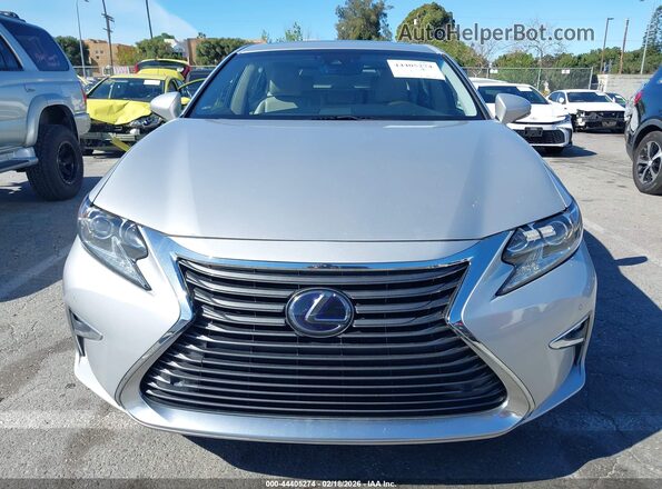 JTHBW1GG4G2103306 2016 LEXUS ES 300H Silver Вид щитка приладів