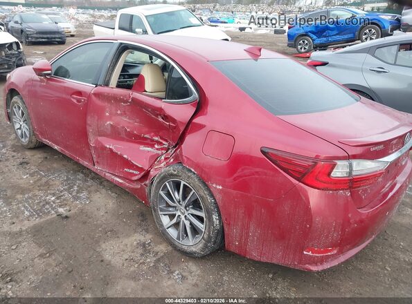 JTHBW1GG4J2190342 2018 LEXUS ES 300H Red Trasero izquierdo