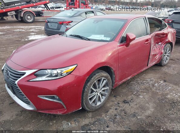 JTHBW1GG4J2190342 2018 LEXUS ES 300H Red Vista tres cuartos delantera izquierda