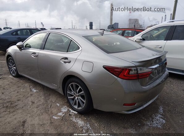 JTHBW1GG5G2103704 2016 LEXUS ES 300H Silver Задня ліва чверть