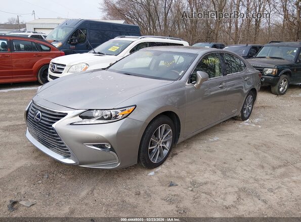 JTHBW1GG5G2103704 2016 LEXUS ES 300H Silver Передня ліва чверть