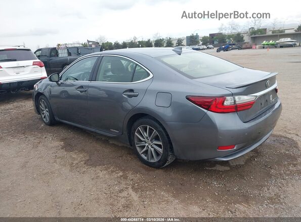 JTHBW1GG7G2120455 2016 LEXUS ES 300H Gray Задня ліва чверть