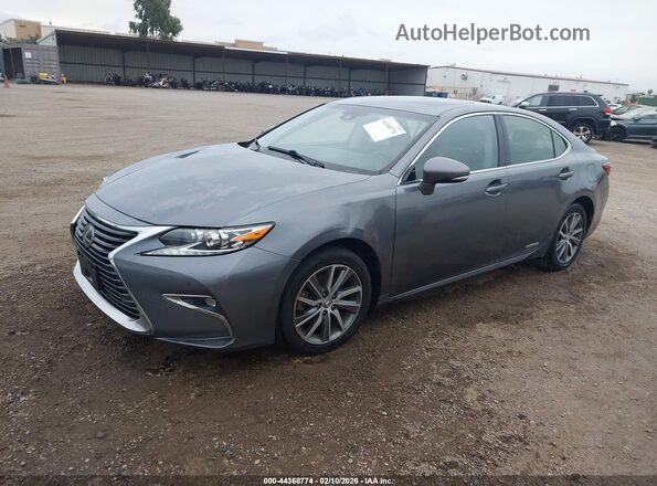 JTHBW1GG7G2120455 2016 LEXUS ES 300H Gray Передня ліва чверть