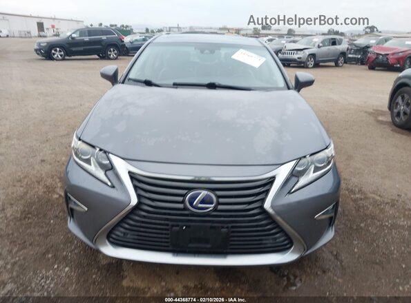 JTHBW1GG7G2120455 2016 LEXUS ES 300H Gray Вид щитка приладів