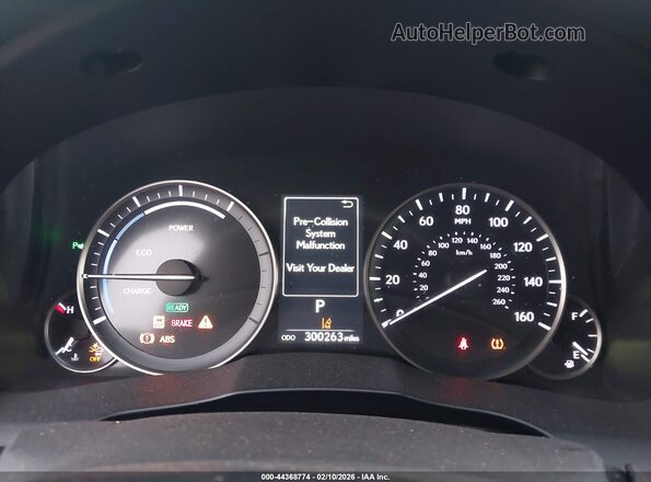JTHBW1GG7G2120455 2016 LEXUS ES 300H Gray Вид задніх сидінь