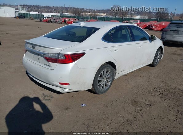 JTHBW1GGXG2104797 2016 LEXUS ES 300H White უკანა მარჯვენა