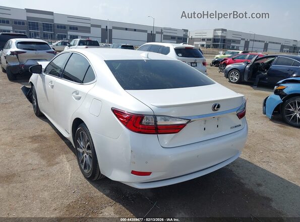 JTHBW1GGXG2109143 2016 LEXUS ES 300H White Задня ліва чверть