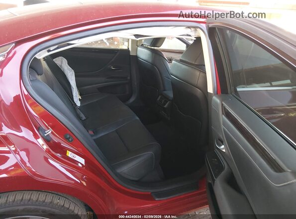 JTHBZ1B19K2003382 2019 LEXUS ES 350 Red Vista de la etiqueta del VIN