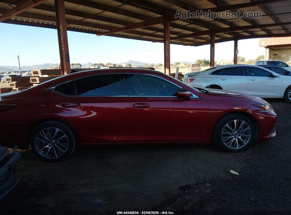 JTHBZ1B19K2003382 2019 LEXUS ES 350 Red Vista interior trasera