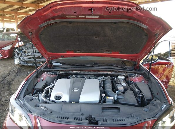 JTHBZ1B19K2003382 2019 LEXUS ES 350 Red Vista trasera